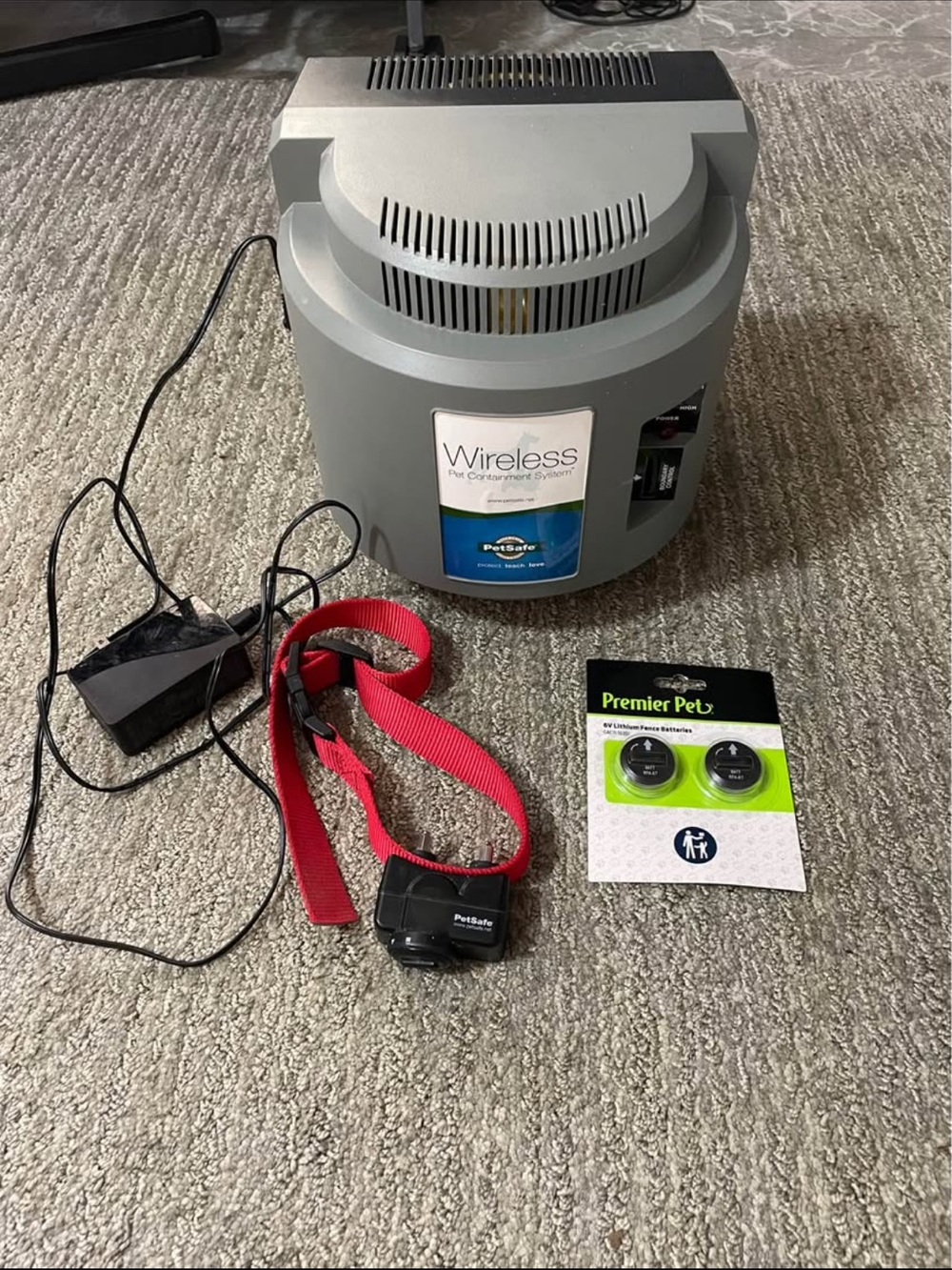 PetSafe wireless containment “fence” for dogs